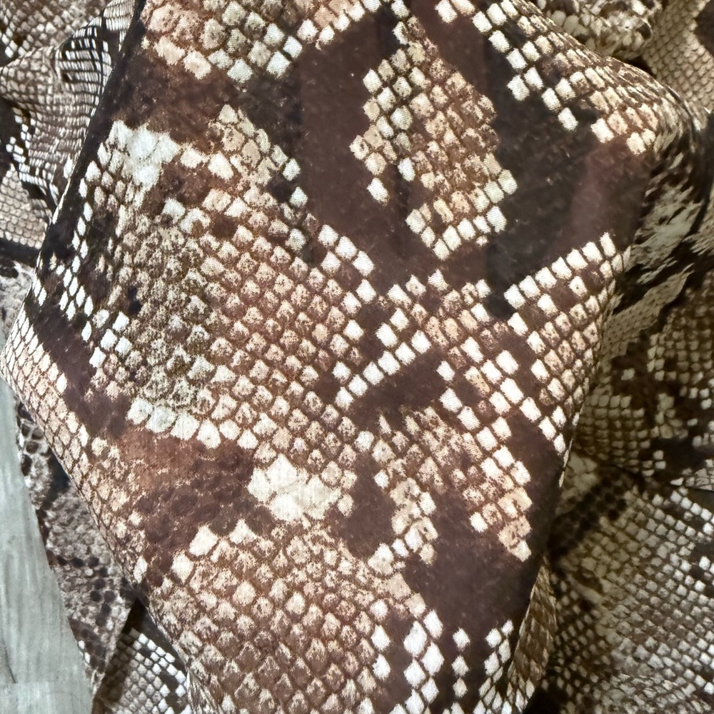 Altuzarra Brown Snake Print Top - Picture 4 of 4